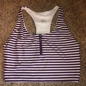 Cropped athletic top